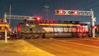 CPKC M268 South through Baton Rouge, LA with CSX 1869 “Chesapeake and Ohio”