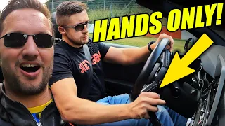 NO FEET! My First HANDS ONLY Drive on the Nürburgring!