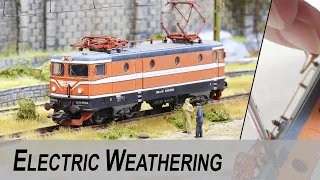 Realistic weathering of electric locomotives