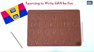 Mini Leaves Wooden #capital  #alphabets  #Wooden #Tracingboard | Tracing Letters for Kids Ages 3-5