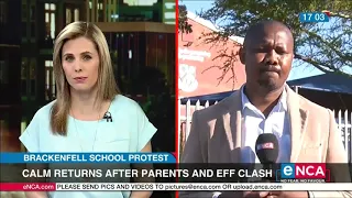 Calm returns to Brackenfell High School after parents and EFF clash