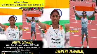 women,400m T20 World athletes  Championship  2024 Deepthi jeevan ji 🥇🥇 400world new record #india