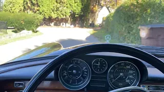 In Town Driving 1972 280SE 4.5