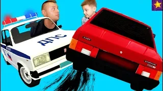 Cars games LADA against THE POLICE