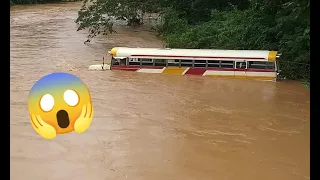 INCREIBLE como conductores cruzan ríos crecidos arriesgando su vida, VER PARA CREER!