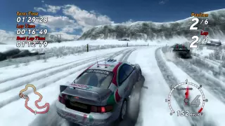 Sega Rally PS3 Gameplay Test