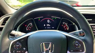 2019 Honda Civic Sport Startup