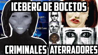 ICEBERG DE RETRATOS CRIMINALES MÁS ATERRADORES