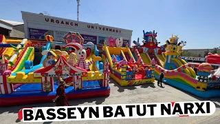 Urganch Univermag Basseyn va Batut narxlari | Бассейн батут оптом Универмагда