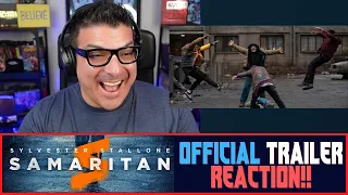 SAMARITAN OFFICIAL TRAILER REACTION!!! | Sylvester Stallone | Amazon Prime