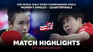 Mima Ito v Wang Yidi | 2021 World Table Tennis Championships Finals | WS | QF