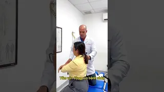 BS.Wade điều trị đau xương khớp cho nhân viên văn phòng tại ACC #chiropractic #coxuongkhop #shorts