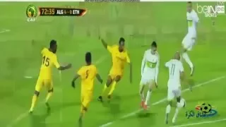 ملخص مباراه الجزائر و إثيوبيا 7-1  تصفيات كأس أمم أفريقيا 2016