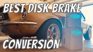 CSRP Disk brake conversion Review - Classic Ford Mustang #upgradebrakes #brakeswap