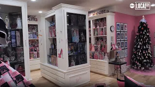 Barbie super collector has over 2,400 dolls!