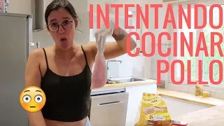 COCINANDO UNA CENA ROMANTICA PARA PIERRE! (Vegetariana cocinando pollo?) // Michelle Benoit