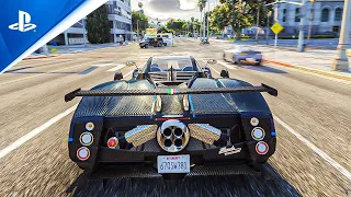 ⁴ᴷ⁶⁰ GTA 6: PlayStation 5 Ultra Realistic Graphics MOD on RTX 3090 [GTA 5 PC Mods]