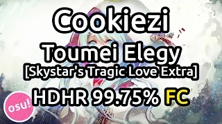 Cookiezi | Konuko - Toumei Elegy [Skystar's Tragic Love Extra] HDHR 99.75% FC 663pp | Liveplay