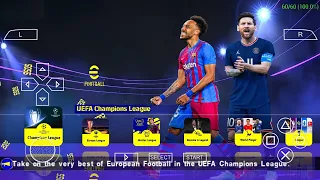 🆕 eFOOTBALL PES 2022 PPSSPP English Version Latest Transfers 2022 New Face & Camera PS5 Graphics HD