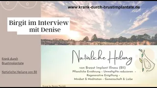 Interview mit Denise "Natürliche Heilung von BII - Breast Implant Illness