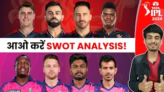 IPL 2024 : RCB looking WEAK? 😮 | ROYALS Khelenge FINAL? | SWOT ANALYSIS | SQUAD ANALYSIS