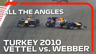 Vettel And Webber's Dramatic Collision - All The Angles | 2010 Turkish Grand Prix