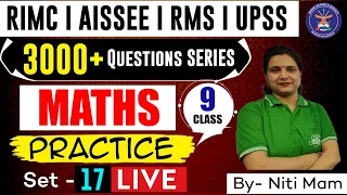 3000+ Maths Most Important Question Series For Class 9|Maths Practice Set 17|Maths By Niti Ma'am