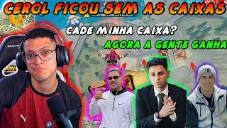 🧐CEROL TEVE QUE IMPROVISAR PRA NÃO PERDER ESSA PARTIDA🧐 NINGEM ACREDITOU😳FT NOBRU, RACHA E HUDSON🤩