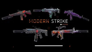 😱 A Demonstration Of All Special Effect Skins Of ALL Assault Rifles 😱 | Modern Strike Online |