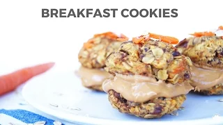 Peanut Butter Carrot Breakfast Cookies | Healthy Grocery Girl