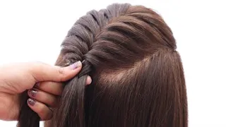 5 minute quick hairstyle for long hair  | hairstyle girl simple and easy | hairstyle for everyday |