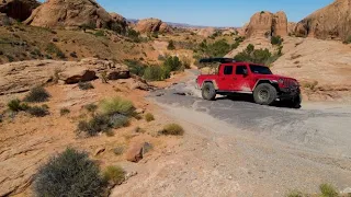 Jeep Gladiator in Moab- Jeep Badge of Honor Trails