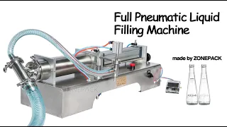 How to operate Fully Pneumatic filling machine