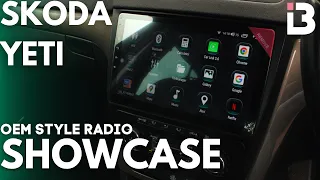 Skoda Yeti 2014-17 radio screen upgrade 10.2" Android 11.0 system CarPlay Waze YouTube