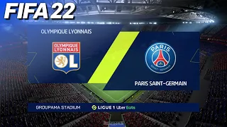 FIFA 22 - Olympique Lyonnais vs. Paris Saint Germain | '22/'23 Ligue 1