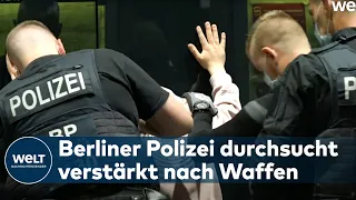 WAFFENKONTROLLEN BERLIN: Die Berliner Polizei durchsucht verstärkt Personen an Bahnhöfen