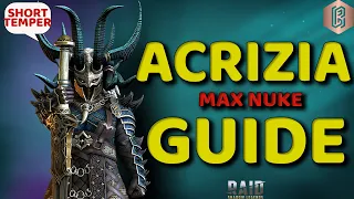 Acrizia MAX Damage Build | Full Guide & Masteries | Raid: Shadow Legends