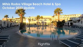 Mitsis Rodos Village Beach Hotel & Spa October 2023 Update 4K