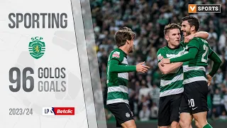 Sporting: Os 96 golos na Liga 2023/24