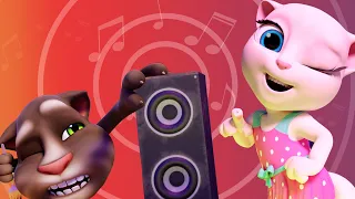 Talking Tom 😉 Mega Music Party 🎉🎊メガ音楽パーティー  🎀 Funny episodes | Super Toons TV アニメ