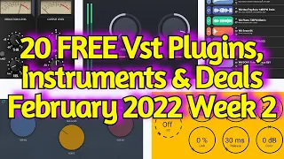 20 Best New FREE VST PLUGINS, Vst Instruments, SAMPLE PACKS & Huge Deals - FEBRUARY 2022 Week 2