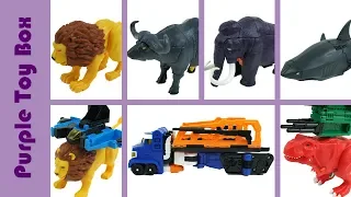 Carbot Animal Transformer And Combination Robot Toys 헬로카봇 옴파로스 섬의 비밀 모음