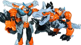 Unboxing Grimlock DINOSAUR T-REX Transformers Toys Robot | Brett Stevenson