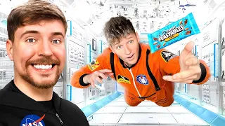 I Took MrBeast’s Chocolate Bar to Space!