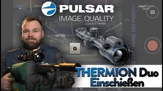 Wie schießt man das Thermion Duo ein? Einschieß-Tutorial PULSAR Thermal Geräte mit One-Shot-Zeroing
