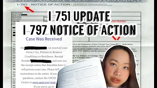 I 751 Update | Received I 797 Notice of Action