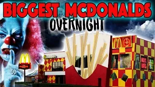 24 HOUR OVERNIGHT CHALLENGE WORLD'S BIGGEST MCDONALDS PLAYPLACE | OmarGoshTV