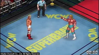 WCW SuperBrawl 2 Sting VS Lex Luger (C) 2 out of 3 Falls