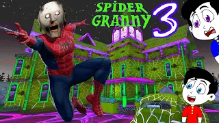 Granny Grandpa बने Spiderman 😍 | Granny 3 Spiderman Mod | Full Hindi Gameplay | Android Horror Game