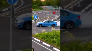 F80 M3 drifting across the parking lot #m3